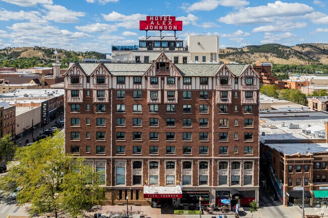 Hotel Alex Johnson offers tourists a night stay right in the middle of Downtown Rapid City.