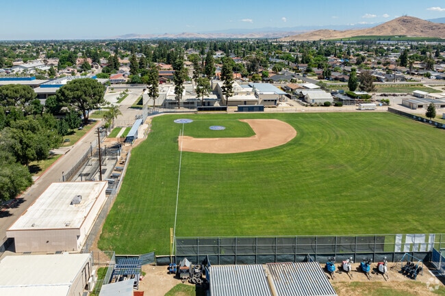Monache High School provides full sized baseball fields for students to compete.