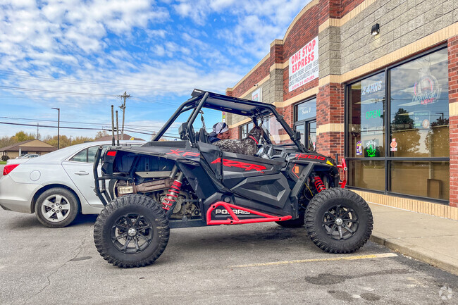 Some residents in Bright drive 4-wheelers.