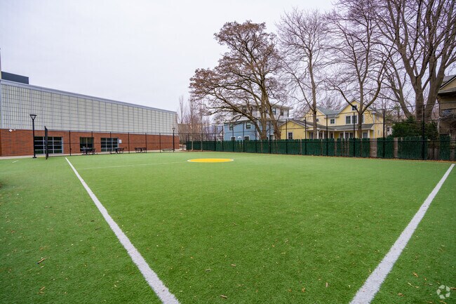 Putnam Avenue Upper School has several sports fields.