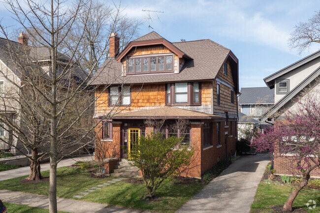 Two story homes with brick elements is a common sight in Eastwown.