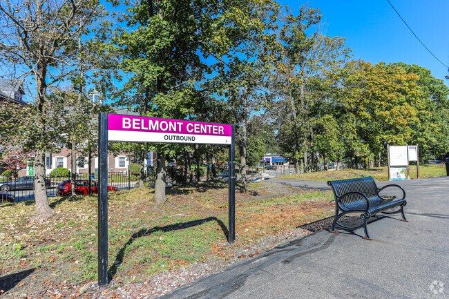 Belmont Center is the nearby commuter rail in Five Fields.