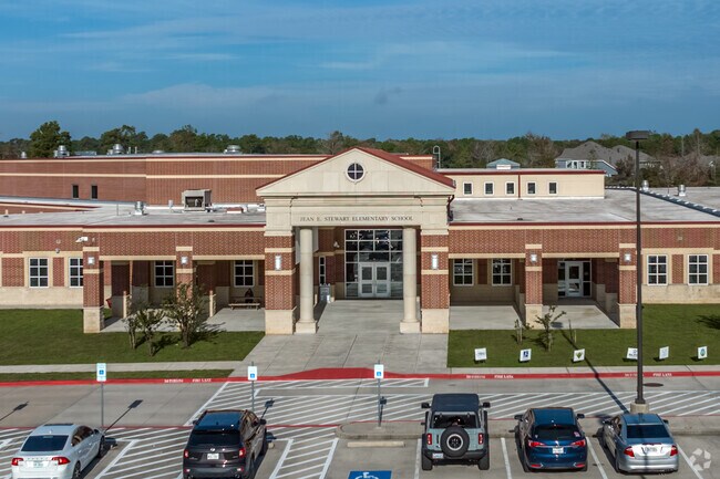 Stewart Elementary serves young learners in the Wood Forest community.
