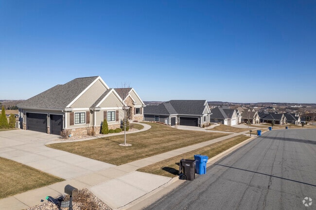 The Bergamot development in Oregon is one of the higher-end areas, with access to a golf course.