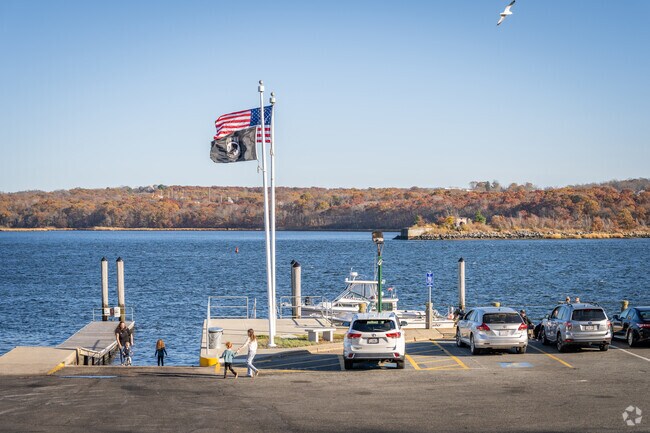 Relax with loved ones by the water at Somerset Reservoir's Village Waterfront Park.