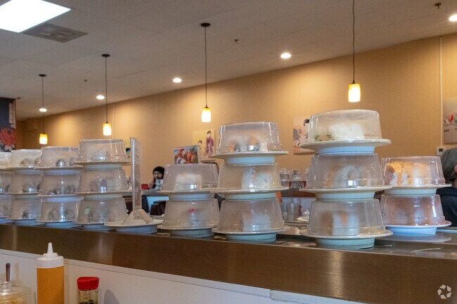 Carousel Sushi at Akira Sushi offers a fun and interactive dining experience in Clackamas.