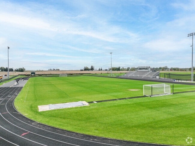 Illiana Christian has a beautiful soccer field.