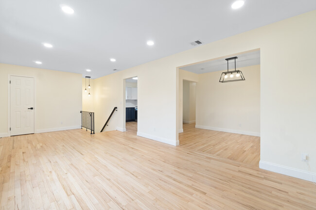 View of living and dining room