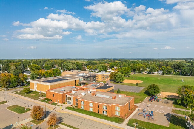 Tri-City United PreK-8 school provides comprehensive early childhood through middle school education, serving students from prekindergarten through eighth grade in the consolidated district.