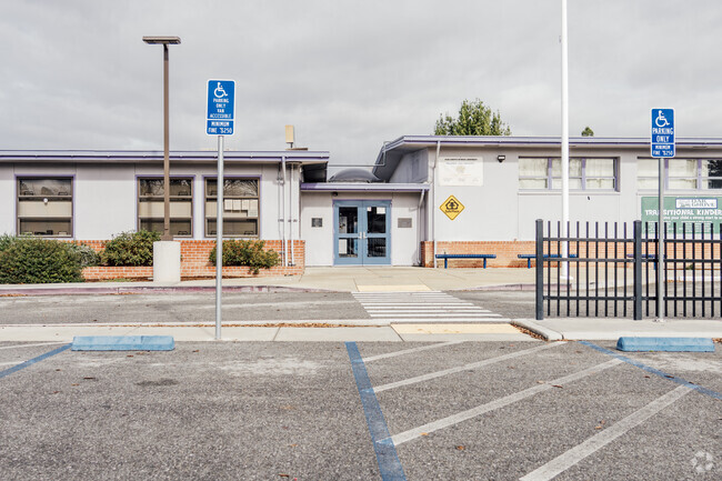 The entrance of Christopher School in San Jose, California.