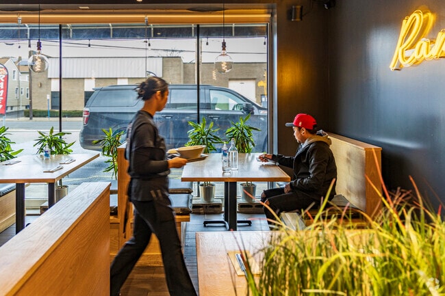 A relaxing ambiance and friendly staff have turned this ramen spot into a local favorite.