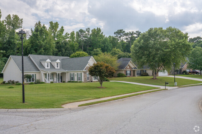 Homes in Abilene reside on lots with simple landscaping.