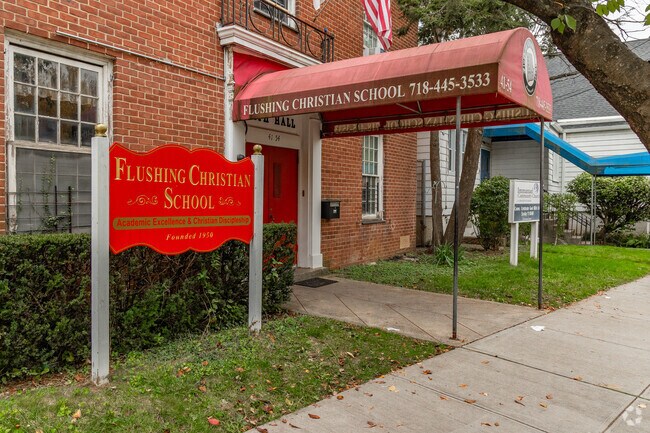 Flushing Christain School is located at 41-54 Murray St near Pomonok.
