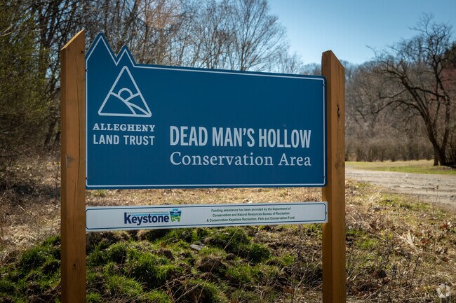 The Dead Man's Hollow Conservation Area features picturesque scenery, conveniently in Liberty.