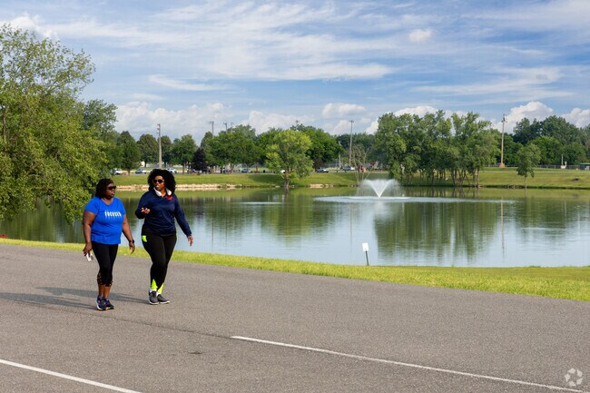 Hidden Lake Park has many amenities including its stunning lake.