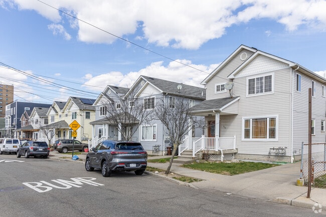 A Row of National Style Homes in Edgemere.