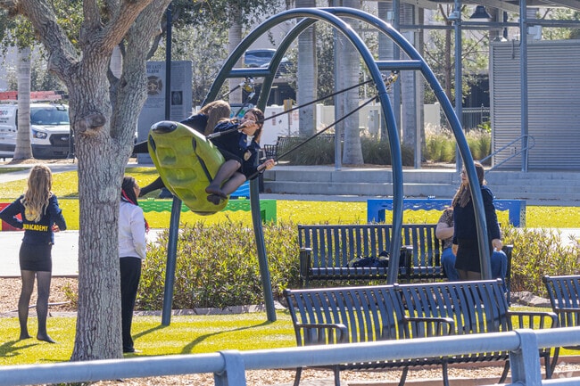 Lincoln Academy students enjoy outdoor activities at their East Bradenton playground.