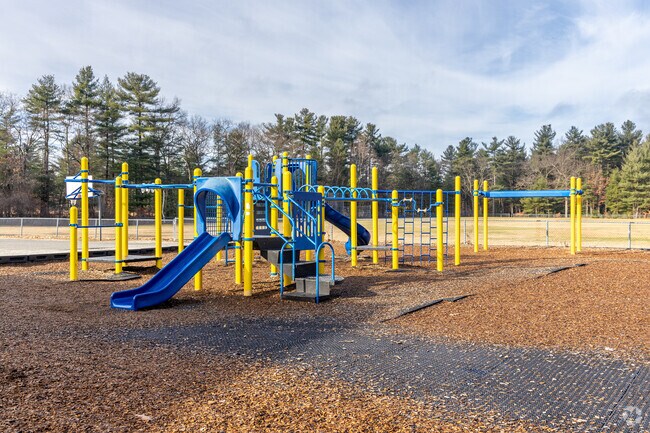 The playground area at the John F. Kennedy Elementary School in Billerica, MA.