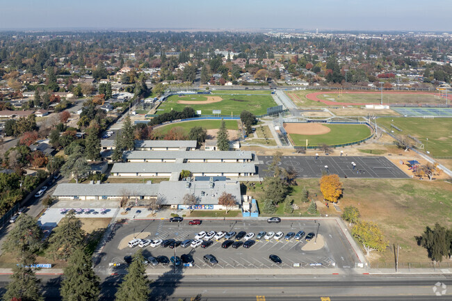 The campus of Gibson Elementary School in Fresno.