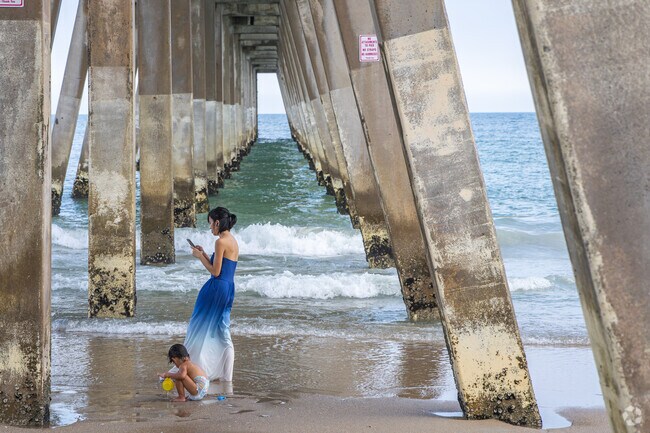 A family from Pine Valley spends the day at Wrightsville Beach.