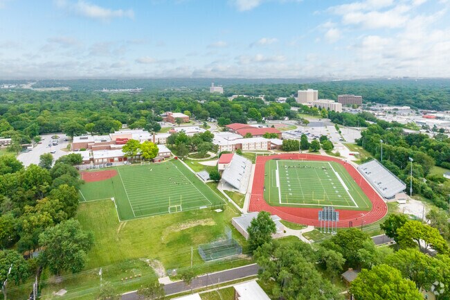 Shawnee Mission North High School has state-of-the-art athletic fields.
