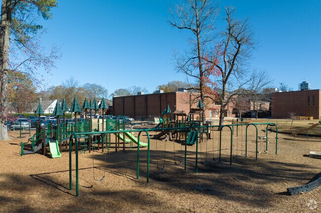 Edgewood Elementary School has a new playground.