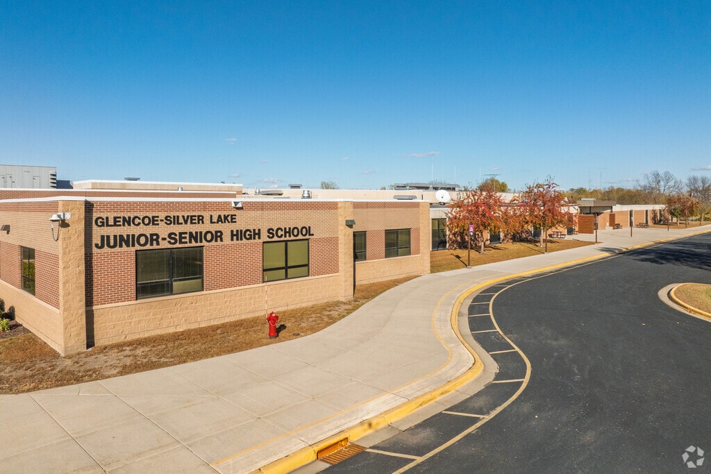 Glencoe-Silver Lake Senior High School prepares students for college and careers in Glencoe, where rigorous academics and extracurricular programs support comprehensive secondary education.