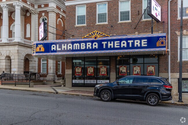 The Alhambra Theater was originally opened in 1928.