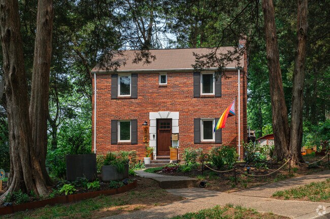 Lovely brick colonials are tucked away amidst shaded yards in Cheverly.