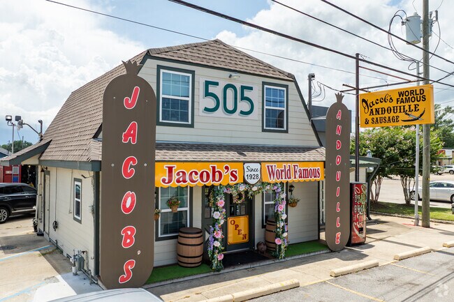 Jacob's World Famous Andouille has been making traditional andouille since 1928.