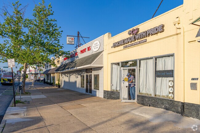 The Cafe Bmore Made With Pride is a popular spot for locals to grab a coffee or a quick bite.