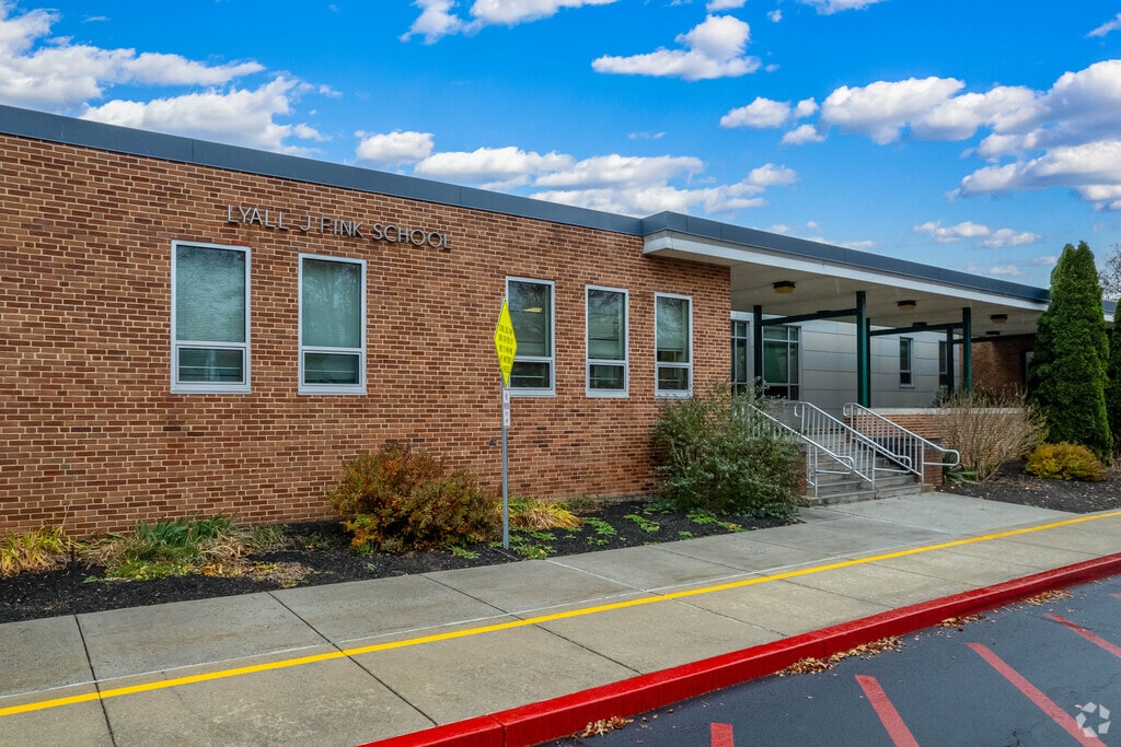 Younger students attend the Lyall J. Fink Elementary School.