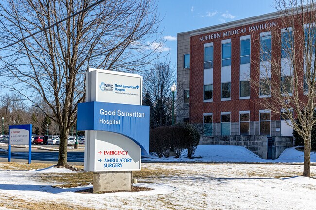 Health care is a key industry in Suffern, home to Good Samaritan Hospital serving Rockland County.