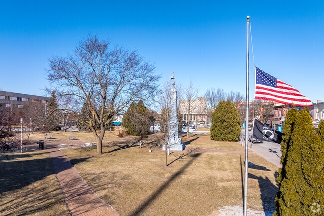 Veterans Park is dedicated in honor of all the Fond du Lac County Veterans.