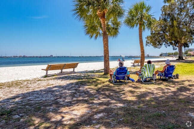 Sit back & take in the views at Gulfport Beach recreation area.