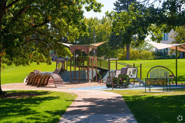 Robinson Park features a popular playground in Hilltop.