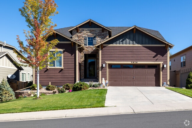 Ranch-style homes can be found in the Plum Creek neighborhood.