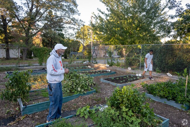 Simon's Green Acre Community Garden is a great place for the youth to learn about gardening.
