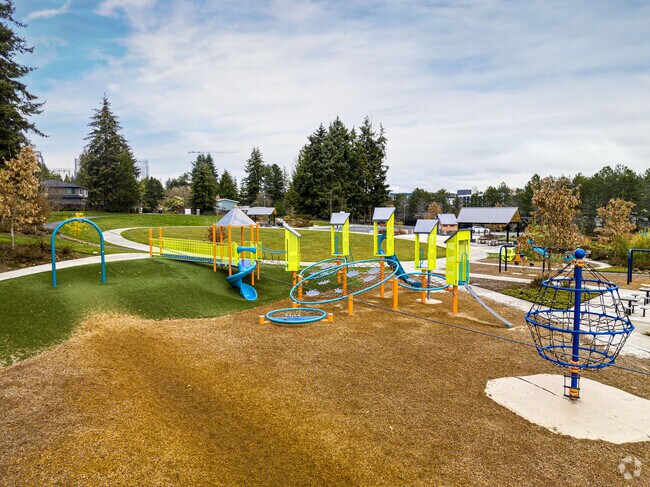 Kids love Surrey Downs Park's playground in Southwest Bellevue.
