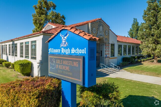 Fillmore High School serves students from grades 9 to 12.