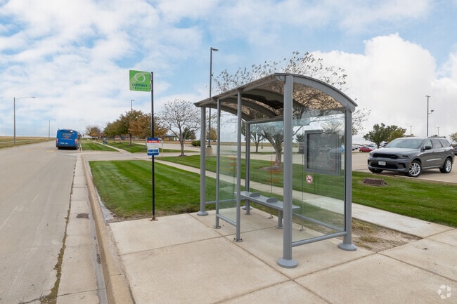 Hawthorne residents can use nearby Connect Transit  to get around Bloomington and Normal.
