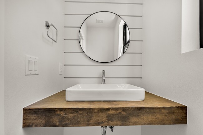 main floor powder room