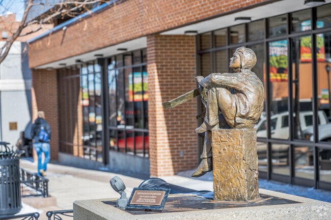 Downtown Gillette has artful statues on almost every corner.
