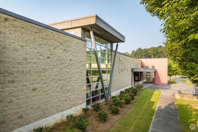 Side view of Stone Mountain Middle School in Atlanta.
