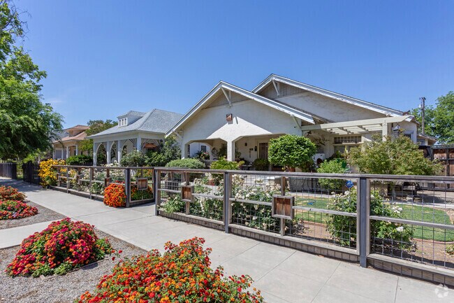 Many residents of the Lowell neighborhood take pride in their vintage homes and landscaping.