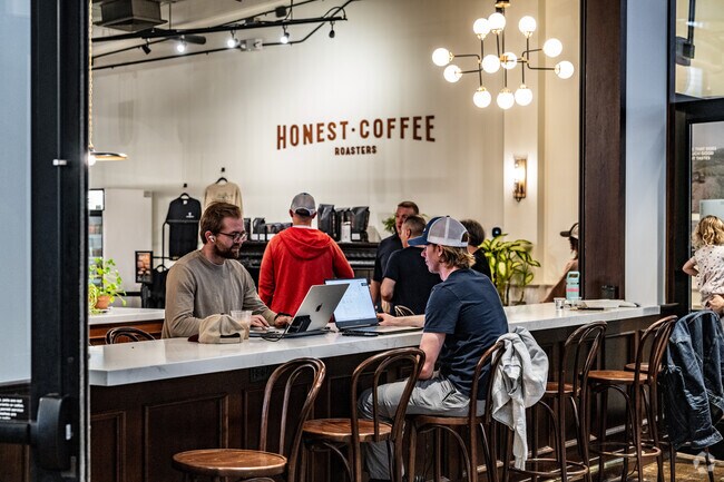 There are several cafes and shops in The Factory in Franklin.