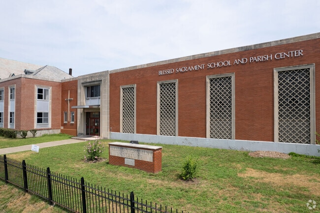 There are on average 115 students at Blessed Sacrament School.