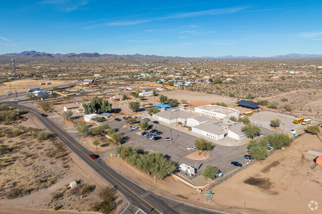 A bird's eye view of Morristown Elementary School