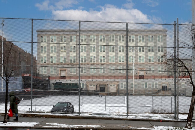 Bronx High School of Business has a wonderful play area for the children to enjoy.