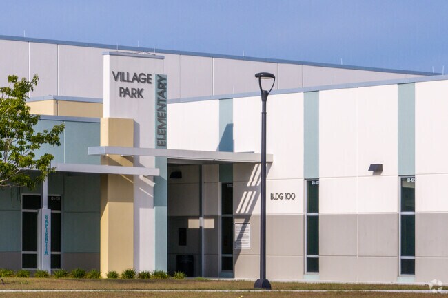 Village Park Elementary School serves nearly 600 students in the Lake Nona area.